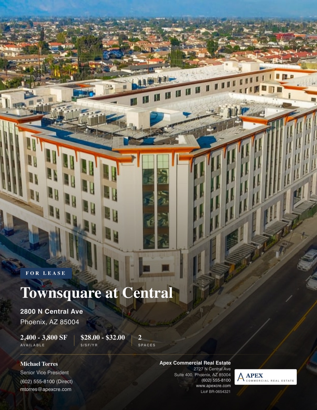 Mixed-Use Leasing Package template example created with CREBuilder